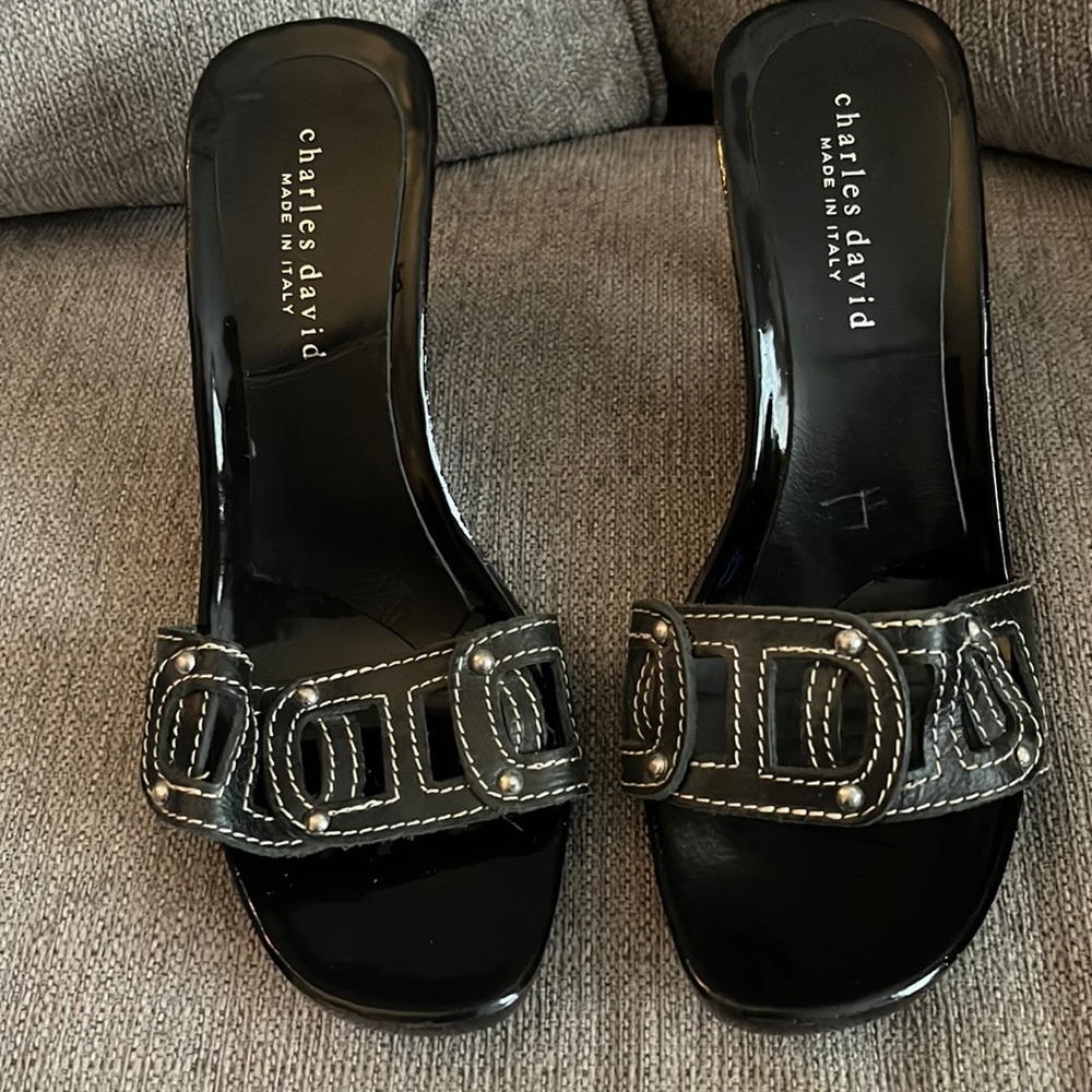Charles David wedge sandals